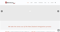 Desktop Screenshot of idesilegal.co.nz